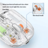 Picture of Transparent Wireless+bluetooth Dual-mode Rechargeable Mouse