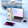 Picture of Transparent Wireless+bluetooth Dual-mode Rechargeable Mouse