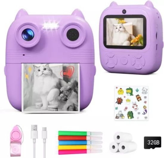 Picture of D8S CHILDREN THERMAL PRINT CAMERA 1080P 48MP