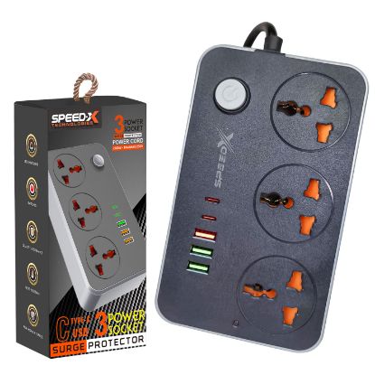 Picture of Speed-X 603PU POWER UNIVERSAL TRAVEL 3SOCKET