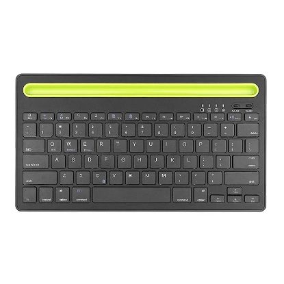 Picture of Wireless Bluetooth Keyboard with Phone/Tablet Holder Slot